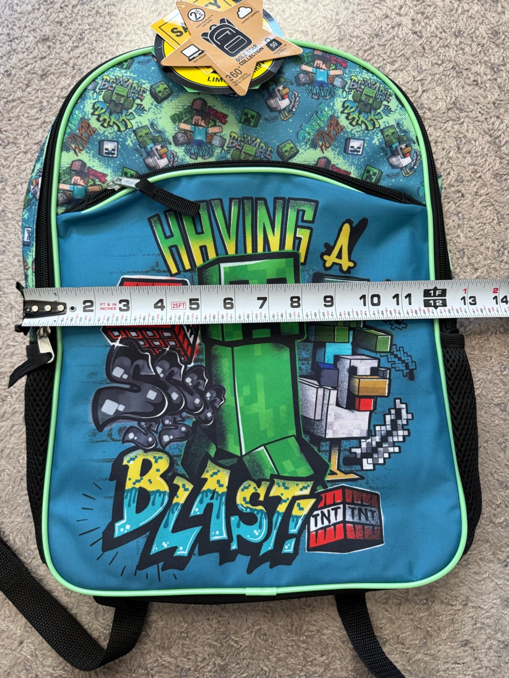 Minecraft Backpack - Picture 6 of 7